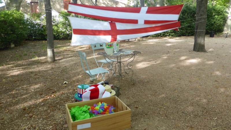 Photobooth dans le parc